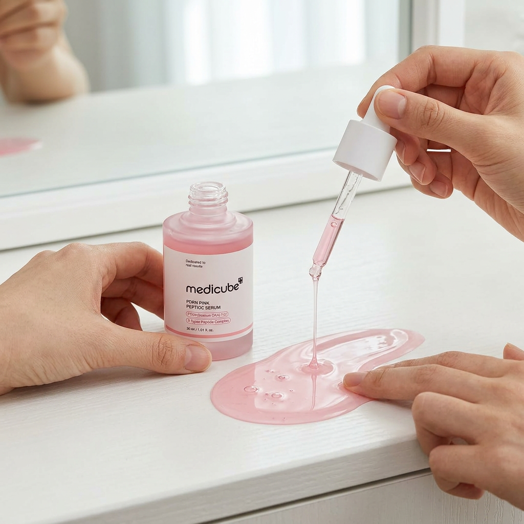 Activos clave del sérum: péptidos y niacinamida, y cómo se sienten en piel
